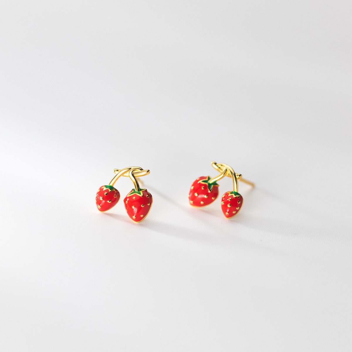 s925 sterling silver simple hollowed small trendy pearl cute earrings-2