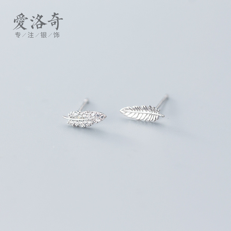 s925 sterling silver trendy rhinestone earrings-2