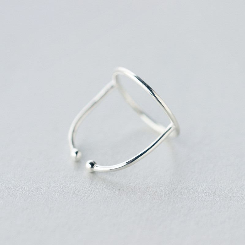 s925 sterling silver fashion cute adjustable ring-4