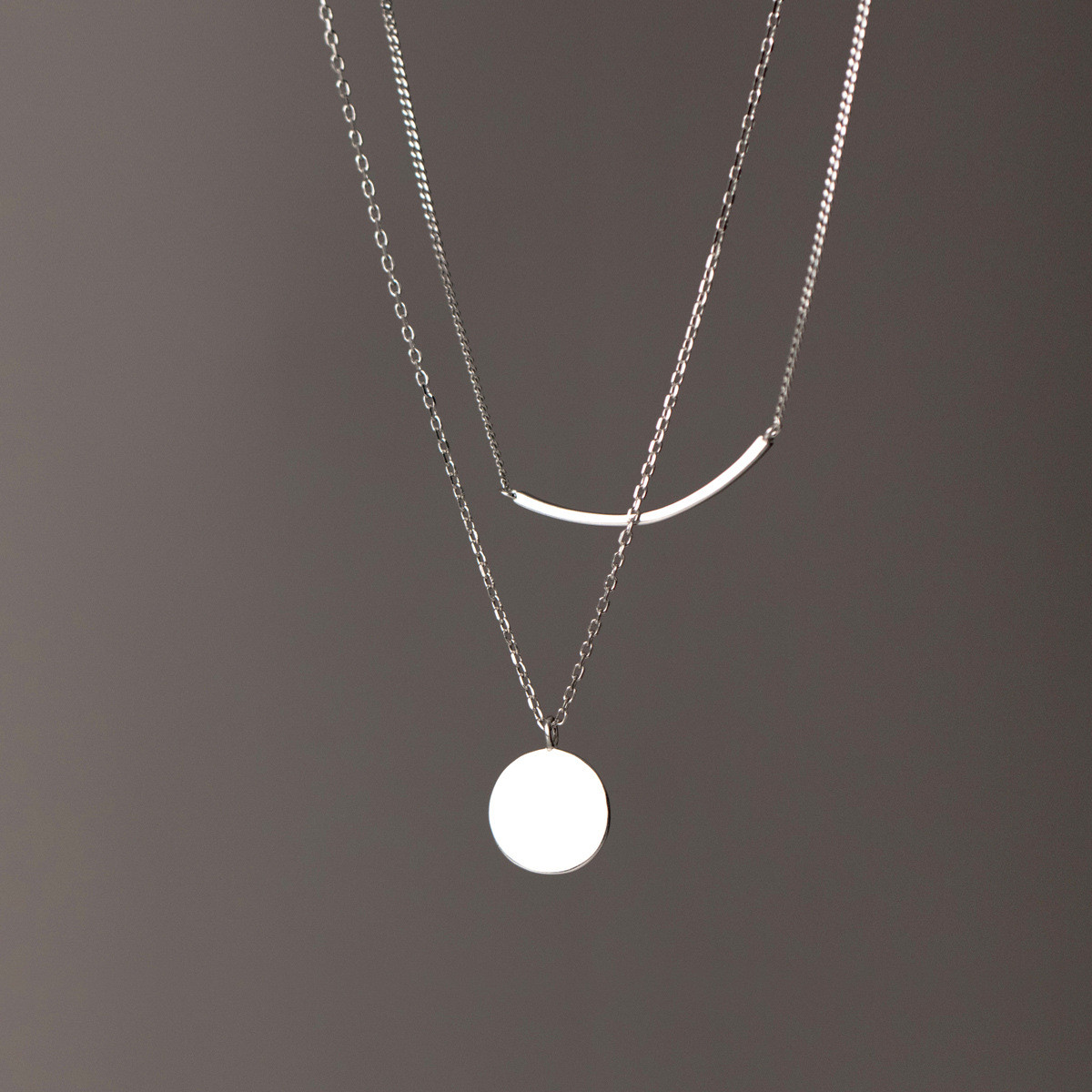 s925 sterling silver bead necklace-4